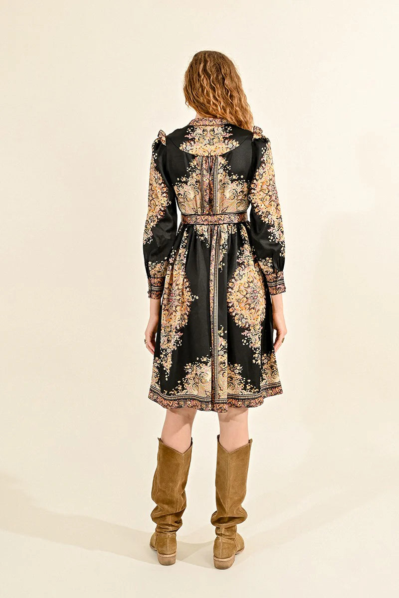 Printed Shirt Dress