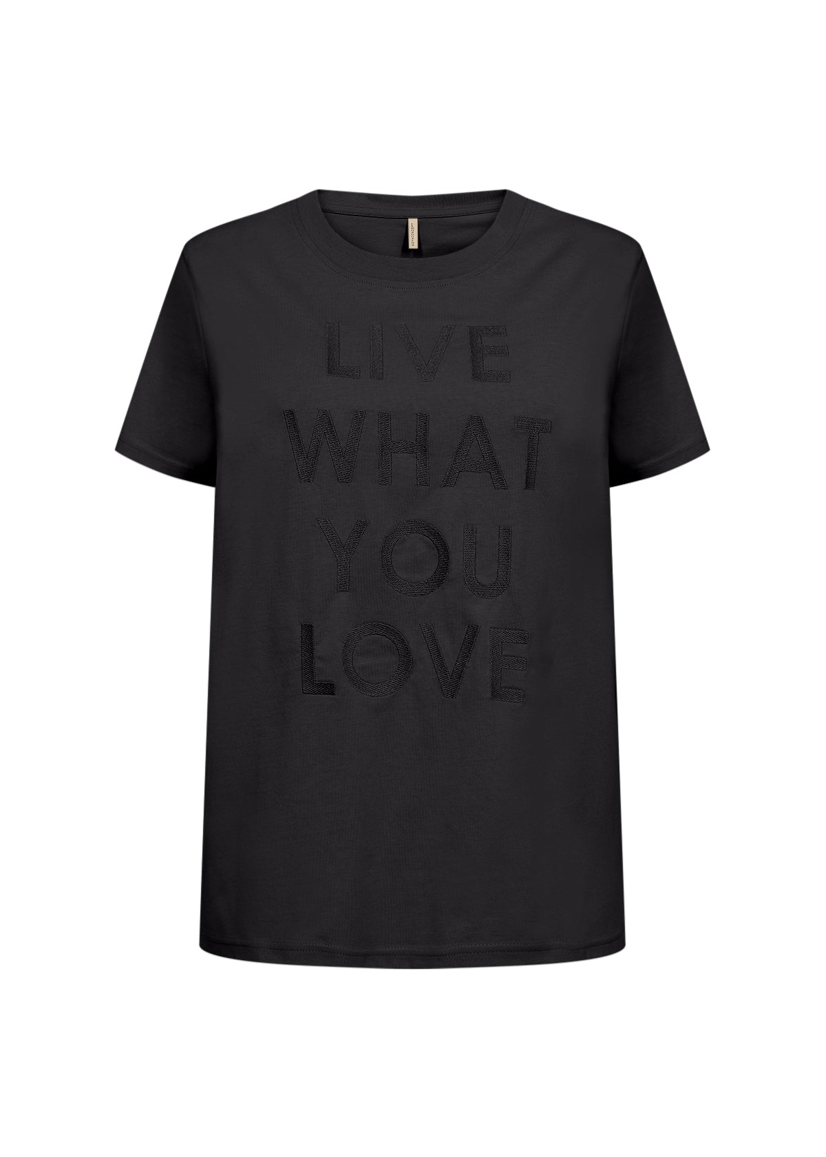 Live What You Love in Black T Shirt