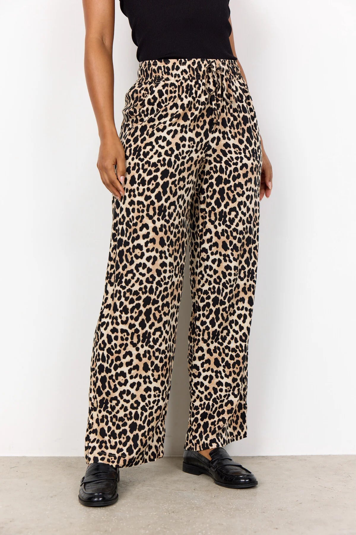 SC-PIETTA 3-B Pants Leopard Print