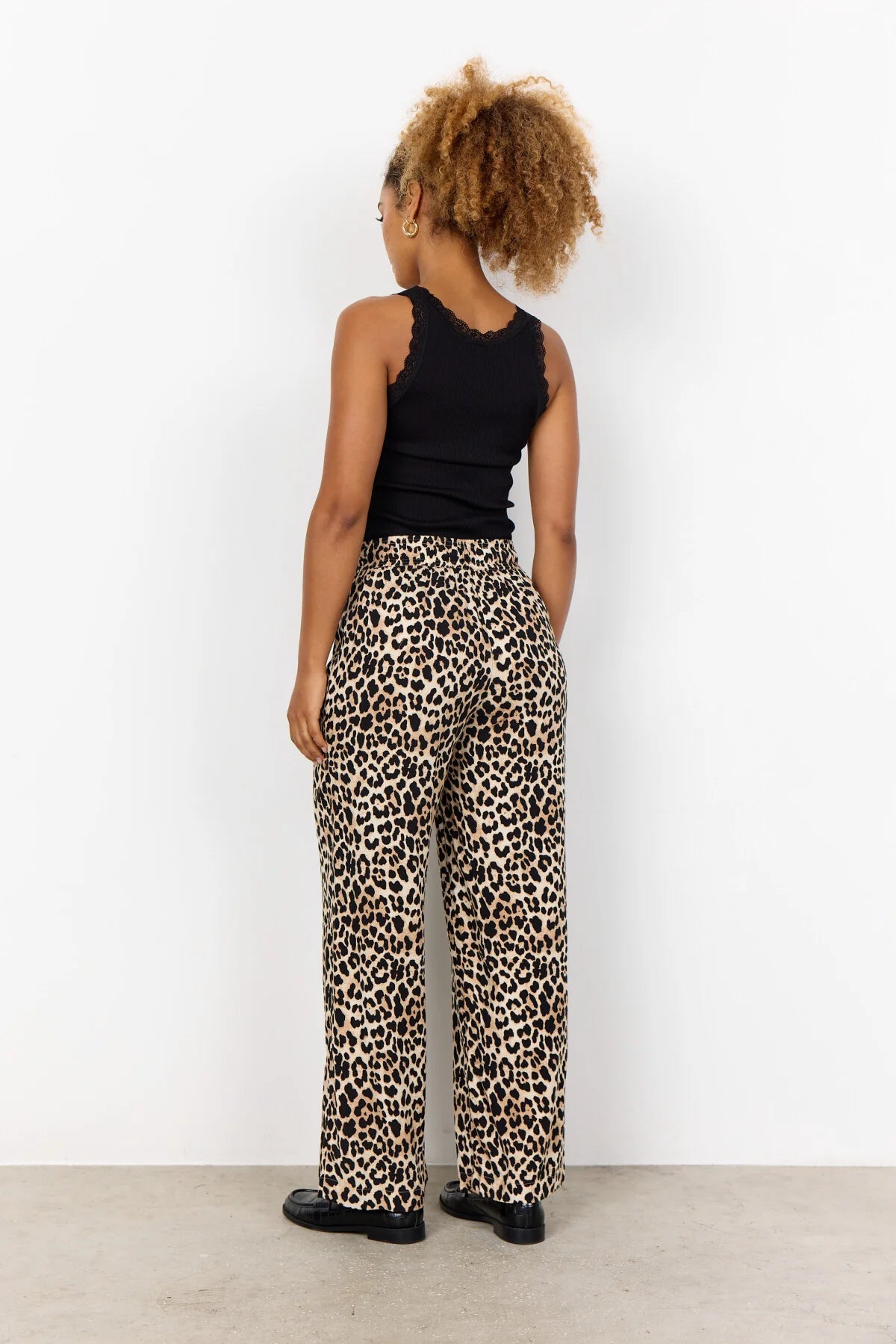 SC-PIETTA 3-B Pants Leopard Print