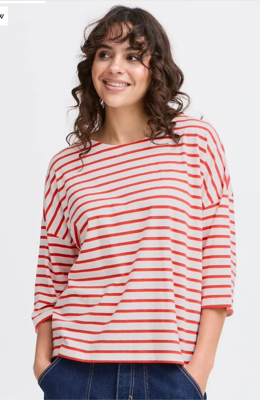 FrSiva Striped Top