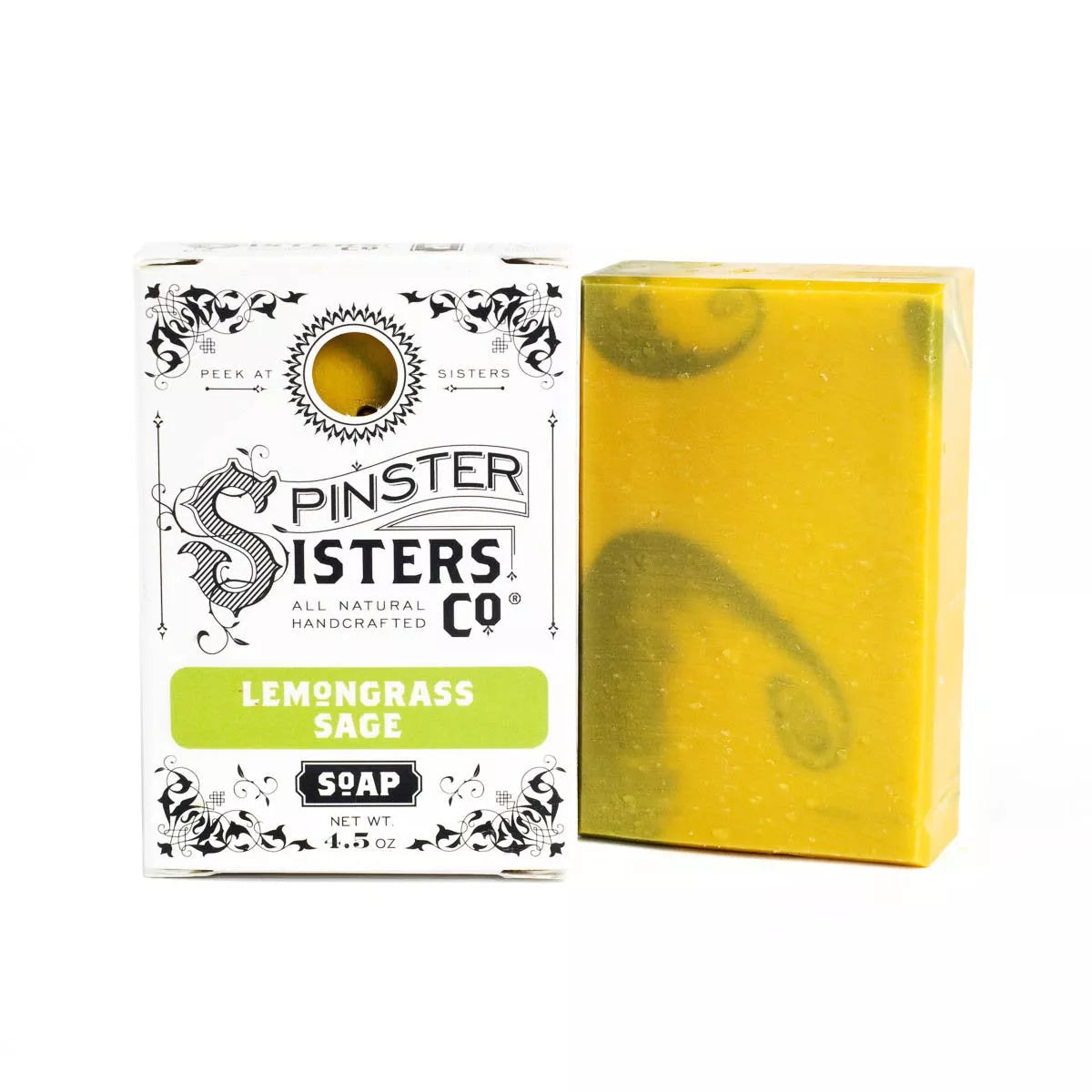 Boxed BAR SOAP Lemongrass Sage