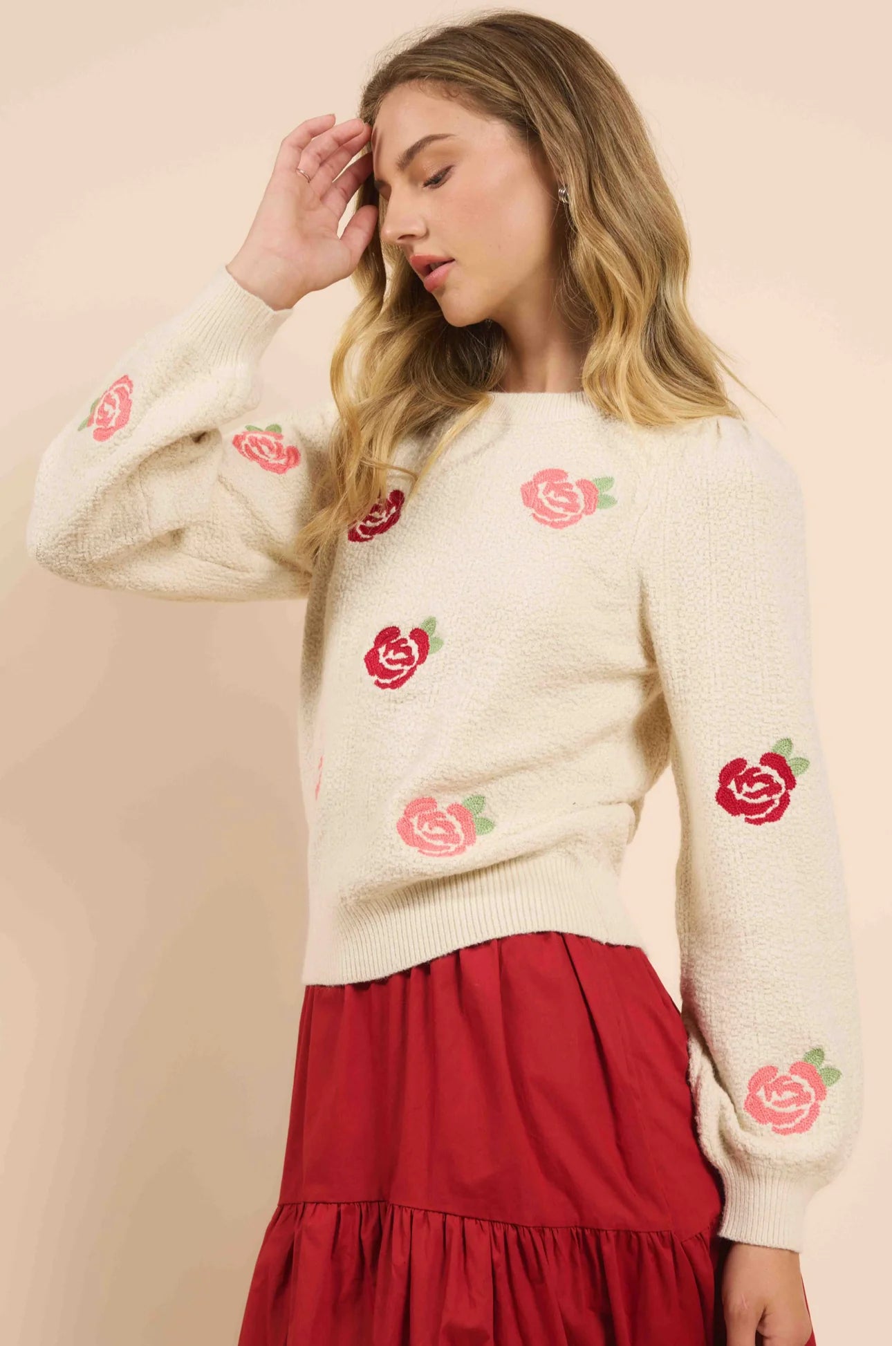 Smell The Roses Sweater