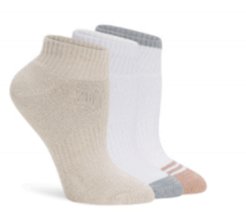 Cushion Quarter Crew Sock - 3PK