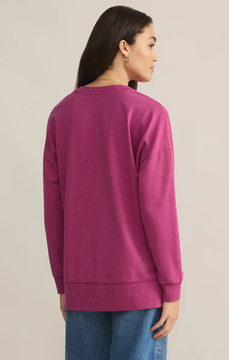 Modern V-Neck Weekender Magenta