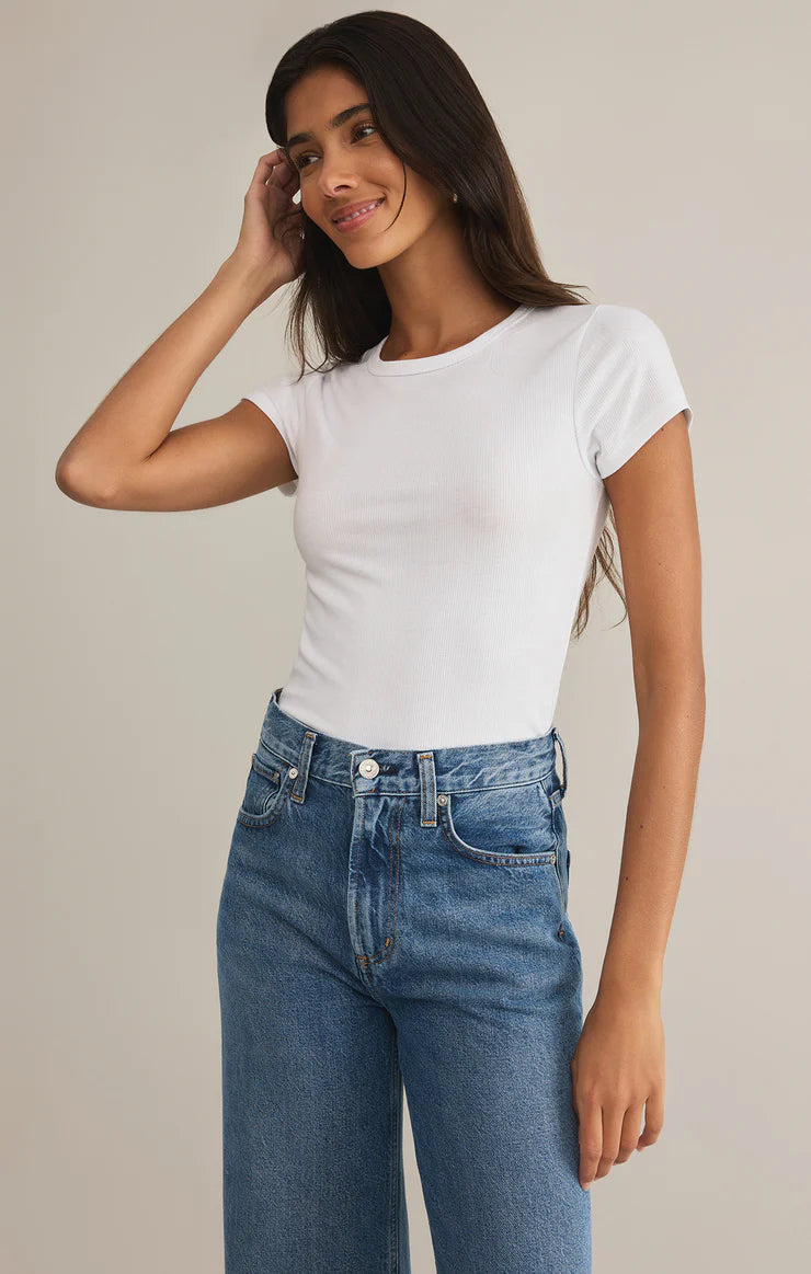 Avery Fitted Rib Tee