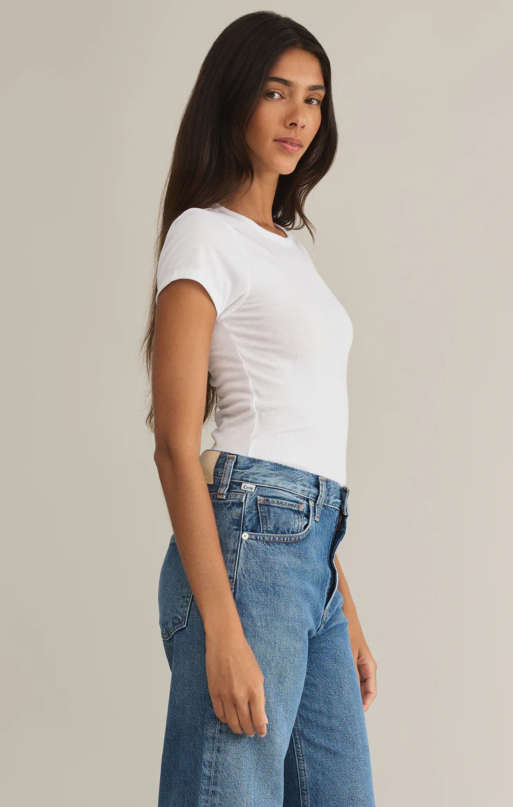 Avery Fitted Rib Tee