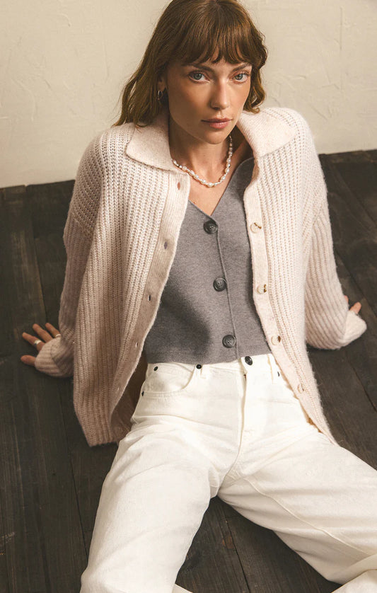 LENNIE BUTTON UP SWEATER CARDIGAN