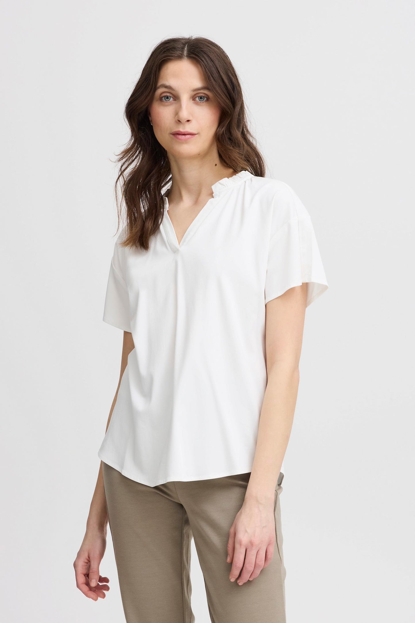 FRJUSTINA BL 1 BLOUSE WITH SHORT SLEEVE