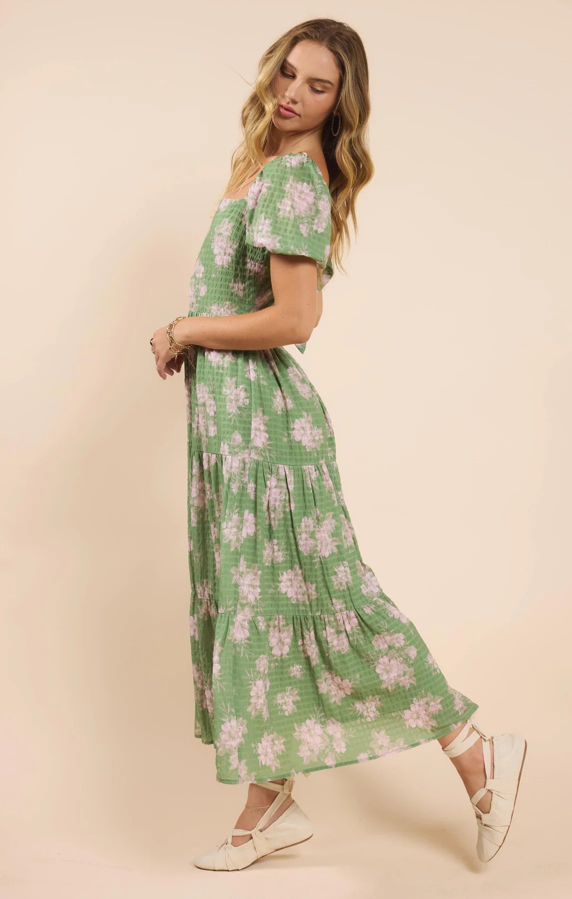 Rainy Days Tiered Maxi Dress